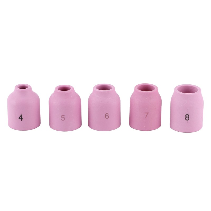 18pcs/set Ceramic Nozzle Collet Gas Lens Kit TIG Welding Gun