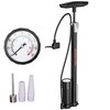 Floor Bike Pump with Gauge, HHDQYMSG 160 PSI High Pressure,Bicycle