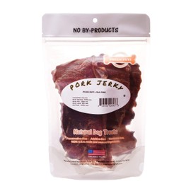 Pork Jerky Dog Treats - 100% USA Pork Loin (4 oz)