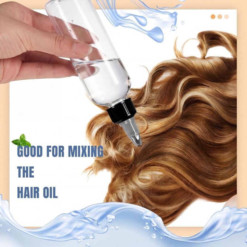 24 Pcs 3 oz Squeeze Applicator Bottles for Hair Oiling,