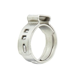 1/2-inch Stainless Steel PEX Cinch Clamp Rings For PEX Tubing Pipes, 100-pack