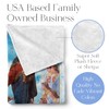 Angel Throw Blanket for Adults with Baby Jesus and Virgin