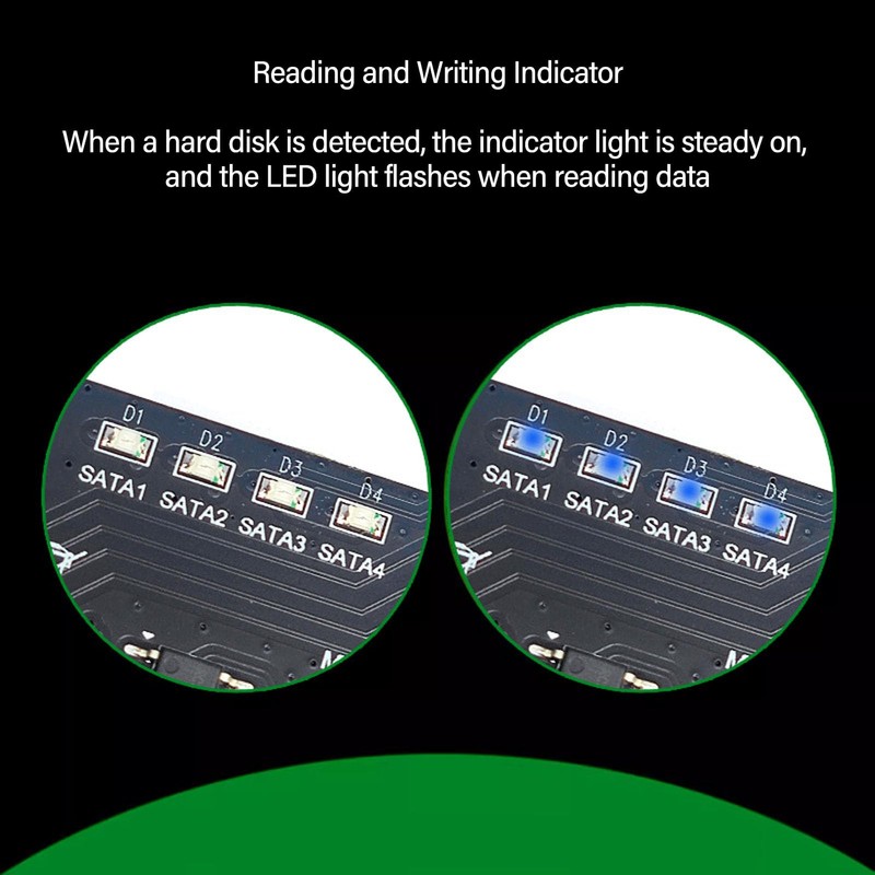 6 Gbps transmission, SAS36 PIN SFF 8087 output, widely compatible,