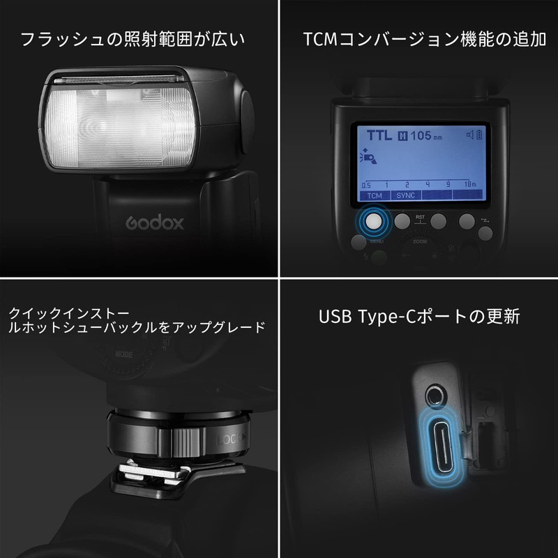 GODOX TT685II-S Flash Strobe 2.4G HSS 1/8000S TTL GN60 330