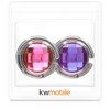 kwmobile Set of 2 Purse Hooks - Diamond Handbag Hook
