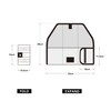 Rhinowalk Bicycle Saddle Bag for Repair Tool Folding Bag Bicycle