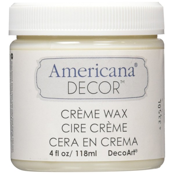 Deco Art Americana Decor Creme Wax, 4-Ounce, Clear