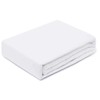 EXKLUSIV HEIMTEXTIL Molton Fitted Sheet 100 x 200 cm White