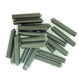 M4 (4mm x 12mm) Hex Socket Grub Screw (Cone Point) - Stainless Steel (A2) (Pack of 20)