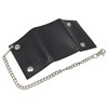 MARSHAL Guadalupe Virgin Men's Trifold Biker RFID Blocking Genuine Leather