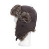 Winter Warm Faux Fur Trapper Ski Snowboard Hunter Hat, Brown