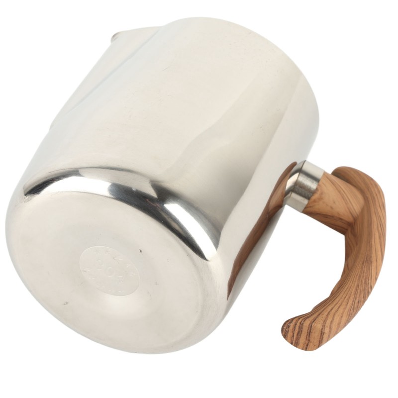 Milk Frothing Cup Inner Scale 304 Stainless Steel Dripless Spout