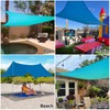 Amagenix Shade Sail - Custom Size Turquoise Mixed Shade Sail