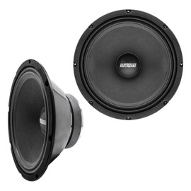EARTHQUAKE Sound PR-EQ10S8 10-inch 8-Ohm Cloth Surround Speakers - Sealed Basket, 300 Watts Max (Pair)