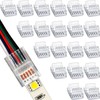 RUNCCI-YUN Pack of 20 LED Strip Connectors, 5-Pin 12 mm,
