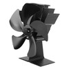 5 Blade Heat Powered Stove Fan Fireplace Fans Self Generating