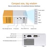 Small Projector 600ASIN Remote Control Portable Movie Projector with USB