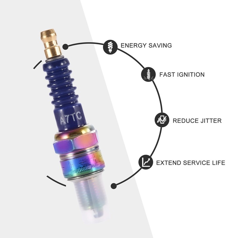 GOOFIT High Performance Motorcycle A7TC Spark Plug 50cc 70cc 90cc