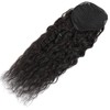 Water wave Human Hair Drawstring Ponytail Clip in Hair Extension