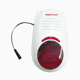 Wolf Guard JD-W03 Wireless Strobe Siren Alarm 110 dB Waterproof Outdoor for Security Burglar Alarm for Business Home Shop Hotel School