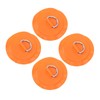 LIYJTK Inflatable Boats D Rings Patch, 4pcs Round PVC Patch