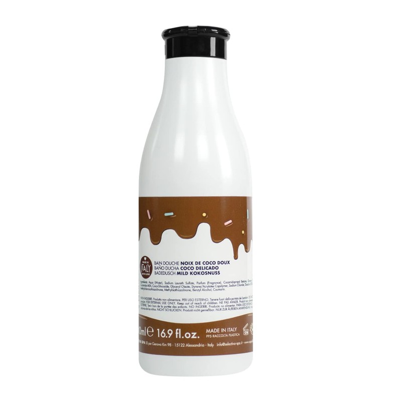 Aquolina Delicate Coconut Shower Gel Creamy, Lightweight Bubble Bath that