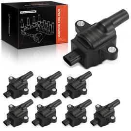 A-Premium Engine Ignition Coil Pack Compatible with Ford F-250/F-350/F-450/F-550/F-600 Super Duty 2020-2022, F-53 Motorhome Chassis, F-59 Commercial Stripped Chassis, E-350/E-450 Super Duty, 8-PC Set