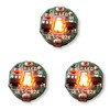 Lezalic LED Decorative Magnetic Switch Set of 3 Button Cell