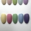 [Rene] Pastel one-color handmade nail tips matte and glossy available
