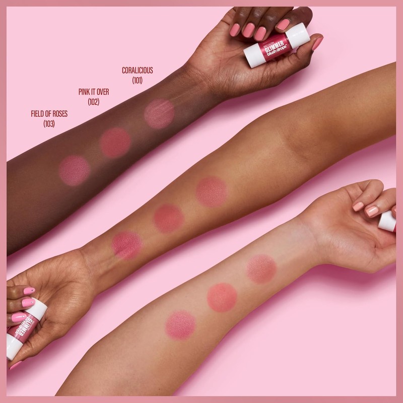 Revlon Glimmer Blush Drops Tono Coralicious 9.4ml