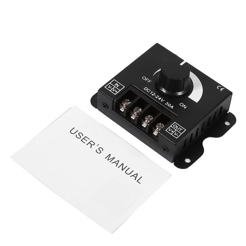 Ejoyous LED Dimmer Switch Controller for Strips LED 12V-24V 30A