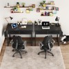 DLisiting Small Desk with Fabric Drawers for Bedroom, 32 Inch