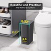 N. NETDOT 3 Pack 10 L/2.6 Gal Bathroom Trash Can