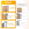 SWANCROWN Enclosed Bulletin Board,Lockable Cork Noticeboard for School Office,Wall Display