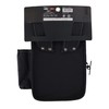 Sankyo Corporation DT-28-BK DBLTACT Waist Bag, 2 Tiers, 7.9 inches