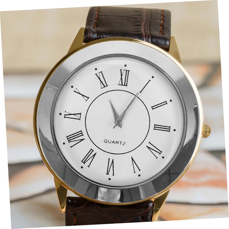 COHEALI Retro Clock Head Insert with Roman Numerals Vintage Round