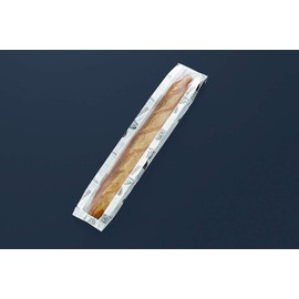 遠藤商事 Disposable Containers White Extra Small Commercial French Bread Bag yo-ropianfenetto wpv4005 Set of 100