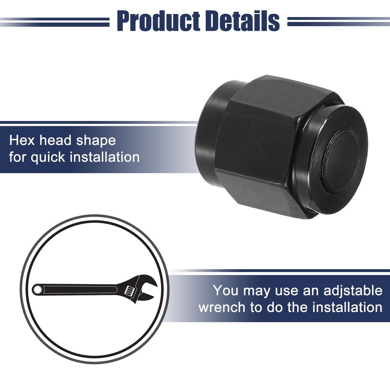 ACROPIX AN4 Universal Female Flare Cap Port Plug Block Off