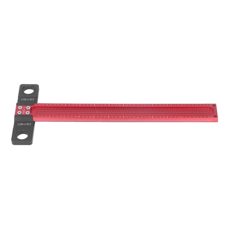 Woodworking Scriber T Square Ruler Metric Aluminum Alloy for Carpenter