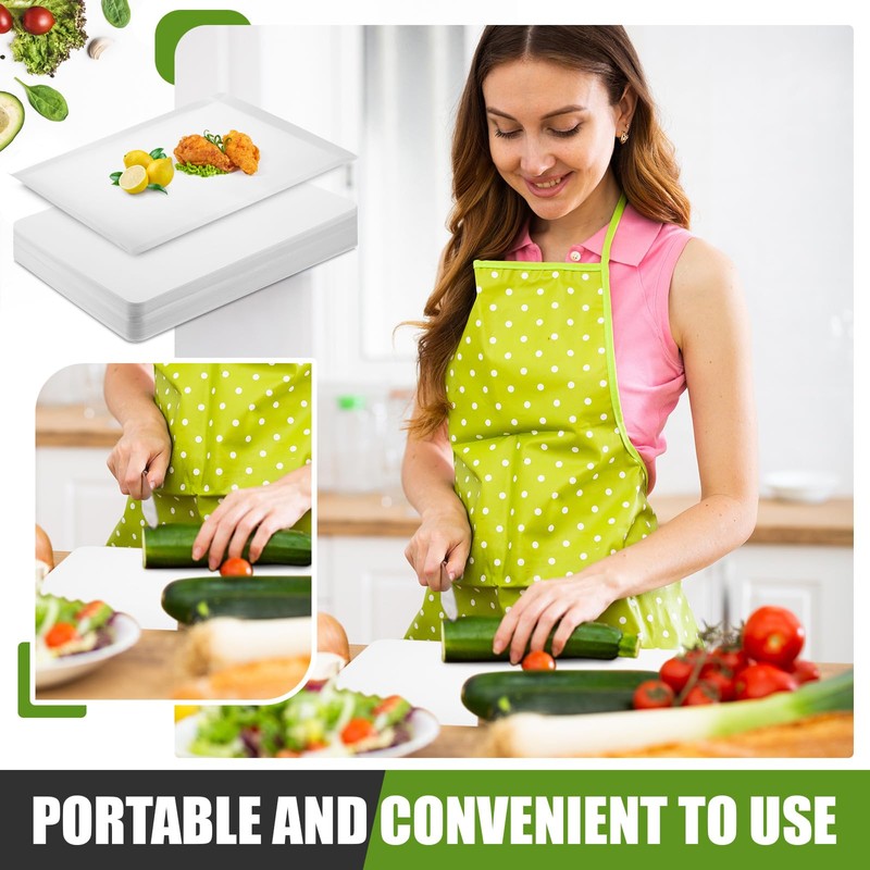 Hushee 120 Count Disposable Cutting Board Sheets 15 x 10.