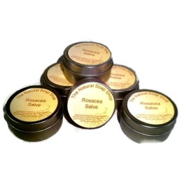 Handmade Get Relief Rosacea Healing Salve w/Cats Claw, Feverfew, Licorice, Red Clover + - 1oz