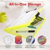 Dexas Slimcase 2 Storage Clipboard with Side Opening, Neon Yellow