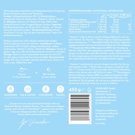 XXL Collagen Powder 450g – Hydrolysate Peptides with Hyaluron, Biotin & Vitamins for Skin, Hair & Connective Tissue