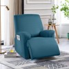 TAOCOCO Recliner Chair Covers Stretch Polyester Fabric 3-Piece for Large