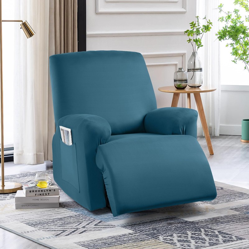 TAOCOCO Recliner Chair Covers Stretch Polyester Fabric 3-Piece for Large