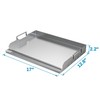 Skyflame Universal Stainless Steel Griddle Flat Top Plate with Even