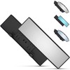 Verivue Universal Panoramic 12-Inch Rear View Mirror, Anti-Glare Wide Angle