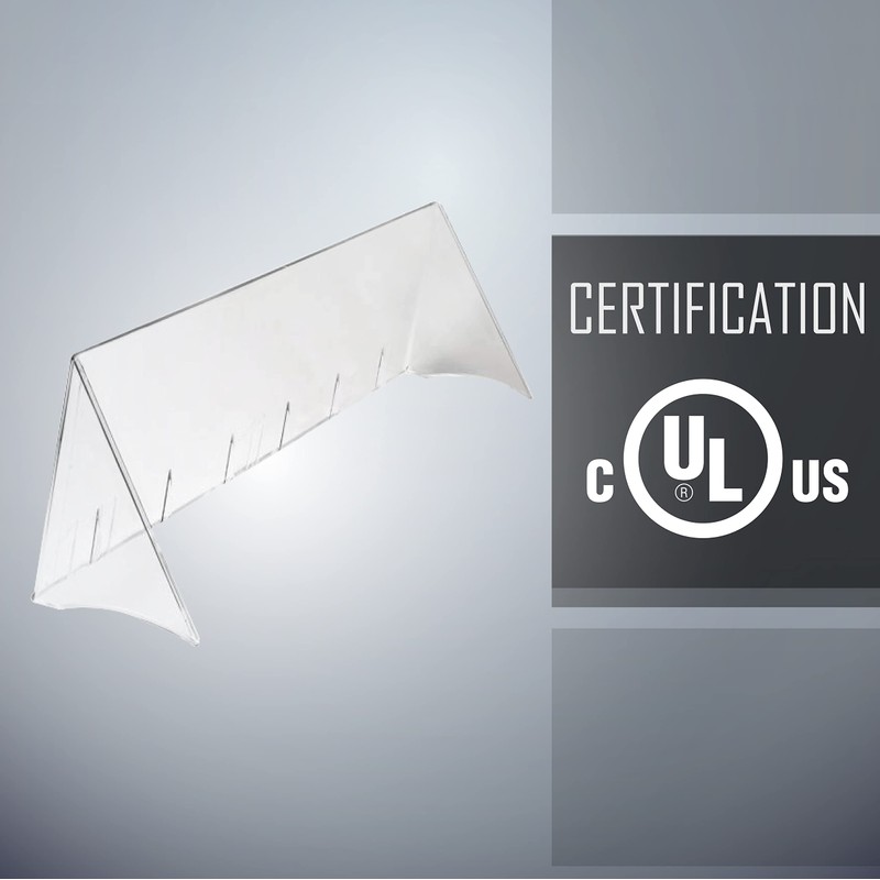 TayMac DG28 Air Deflector, 29.5-Inch, Clear