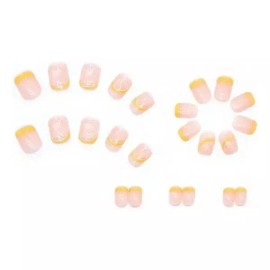 Goldsmile [골드스마일]여름 레몬 젤네일 아트 재료 3개입 셀프네일 키트 셀프젤네일팁 [Goldsmile] Summer Lemon Gel Nail Art Supplies 3pcs Self Nail Kit Self Gel Nail Tips [R473]