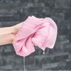Aisen BTD04 Body Towel, Normal Pink, Thick Foam Overflowing, 11.0